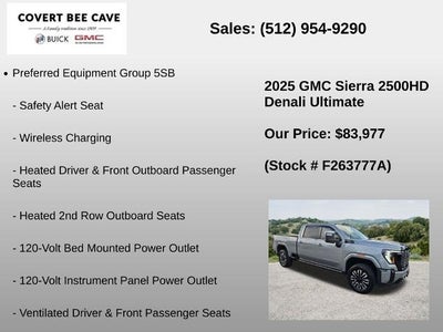 2025 GMC Sierra 2500 HD Crew Cab Standard Box 4-Wheel Drive Denali Ultimate