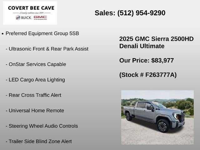 2025 GMC Sierra 2500 HD Crew Cab Standard Box 4-Wheel Drive Denali Ultimate
