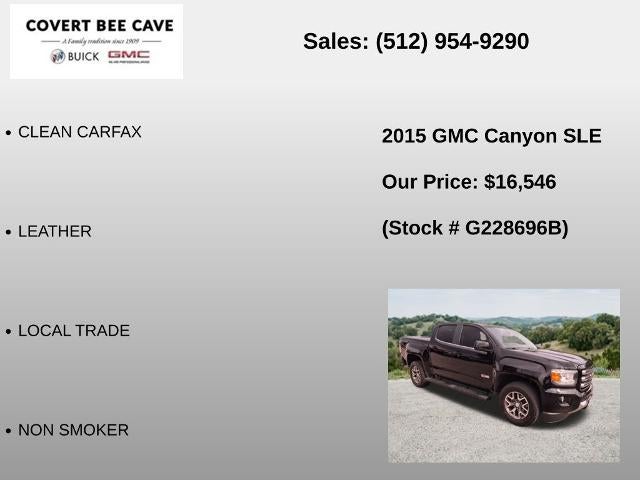 2015 GMC Canyon Crew Cab Short Box 2-Wheel Drive SLE