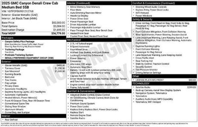 2025 GMC Canyon Crew Cab Short Box 4-Wheel Drive Denali