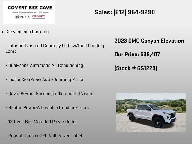 2023 GMC Canyon Crew Cab Short Box 4-Wheel Drive Elevation