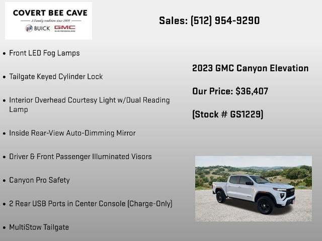2023 GMC Canyon Crew Cab Short Box 4-Wheel Drive Elevation