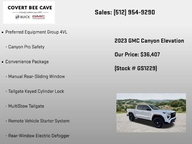 2023 GMC Canyon Crew Cab Short Box 4-Wheel Drive Elevation