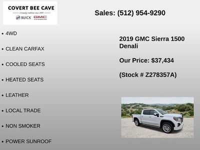 2019 GMC Sierra 1500 Crew Cab Short Box 4-Wheel Drive Denali