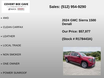 2024 GMC Sierra 1500 Crew Cab Short Box 4-Wheel Drive Denali
