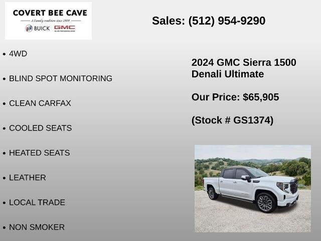 2024 GMC Sierra 1500 Crew Cab Short Box 4-Wheel Drive Denali Ultimate
