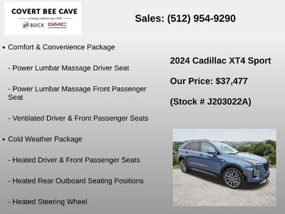 2024 Cadillac XT4 FWD 4dr Sport