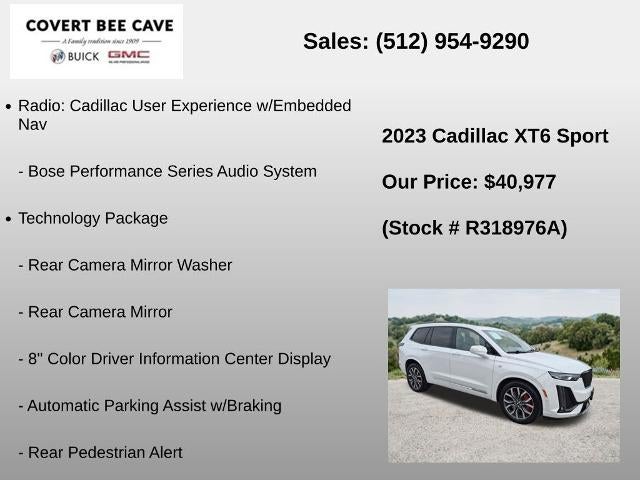 2023 Cadillac XT6 AWD 4dr Sport