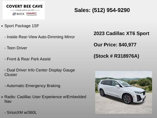 2023 Cadillac XT6 AWD 4dr Sport