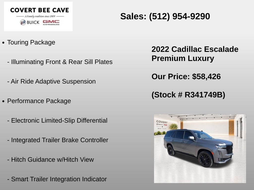 2022 Cadillac Escalade Premium Luxury