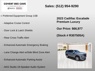2023 Cadillac Escalade 4WD Premium Luxury
