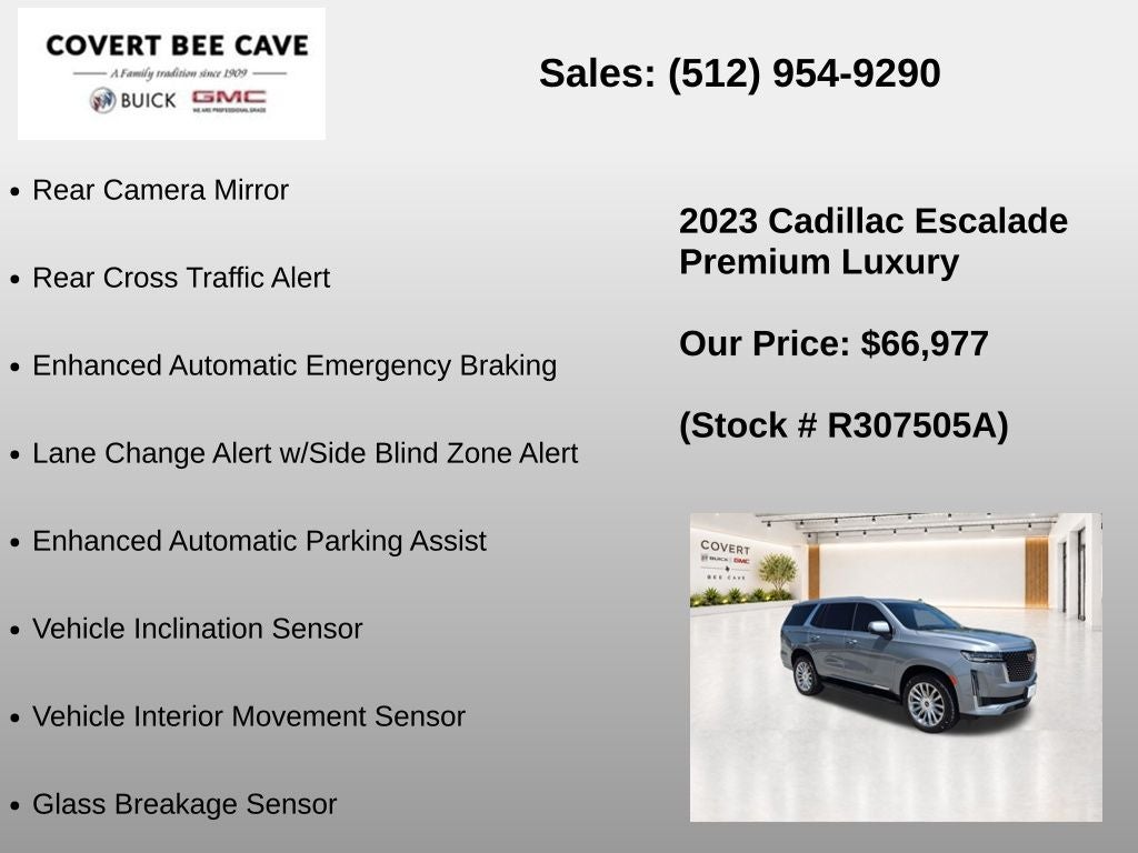 2023 Cadillac Escalade 4WD Premium Luxury