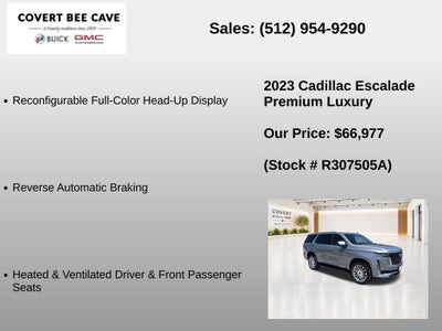 2023 Cadillac Escalade 4WD Premium Luxury