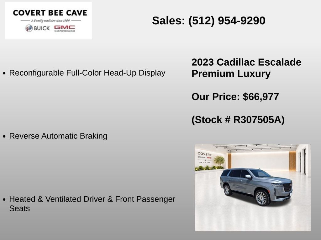 2023 Cadillac Escalade 4WD Premium Luxury