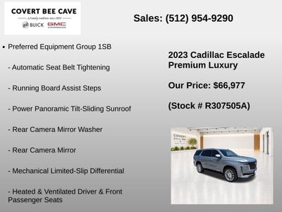 2023 Cadillac Escalade 4WD Premium Luxury