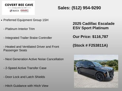 2025 Cadillac Escalade ESV 4WD Sport Platinum