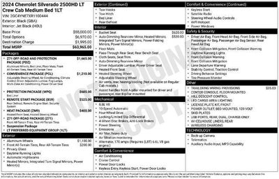 2024 Chevrolet Silverado 2500 HD Crew Cab Standard Box 4-Wheel Drive LT