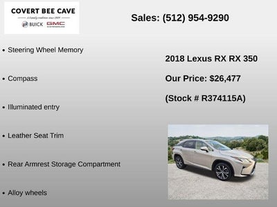 2018 Lexus RX 350 FWD
