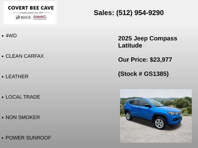 2025 Jeep Compass Latitude 4x4