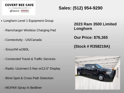 2023 RAM 3500 Longhorn 4x4 Mega Cab 6'4" Box