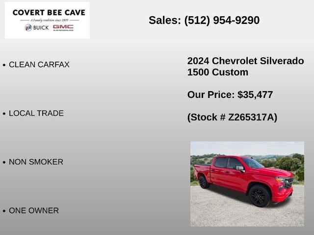 2024 Chevrolet Silverado 1500 Crew Cab Short Box 2-Wheel Drive Custom