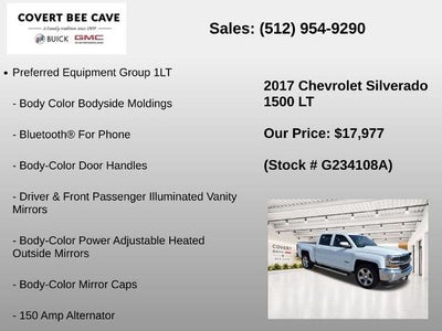 2017 Chevrolet Silverado 1500 Crew Cab Short Box 2-Wheel Drive LT