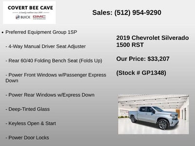 2019 Chevrolet Silverado 1500 Crew Cab Short Box 2-Wheel Drive RST