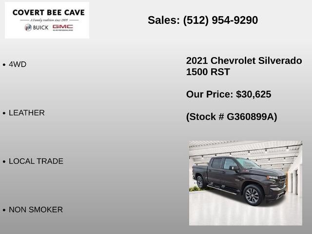 2021 Chevrolet Silverado 1500 Crew Cab Short Box 4-Wheel Drive RST