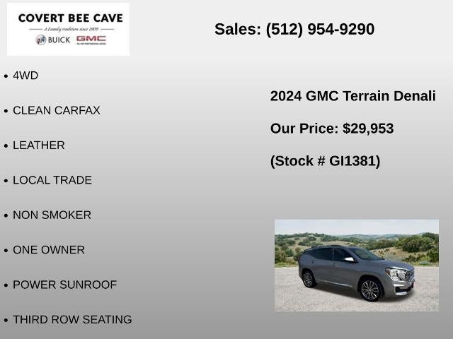 2024 GMC Terrain AWD 4dr Denali