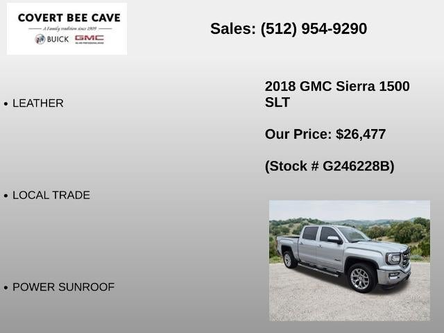 2018 GMC Sierra 1500 Crew Cab Short Box 2-Wheel Drive SLT