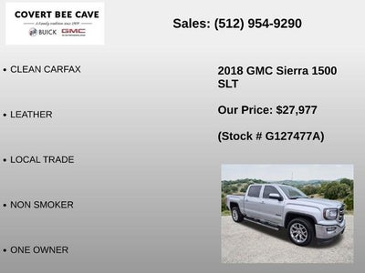 2018 GMC Sierra 1500 Crew Cab Short Box 2-Wheel Drive SLT
