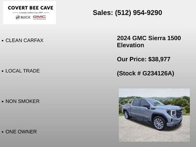 2024 GMC Sierra 1500 Crew Cab Short Box 2-Wheel Drive Elevation