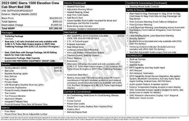 2023 GMC Sierra 1500 Crew Cab Short Box 2-Wheel Drive Elevation
