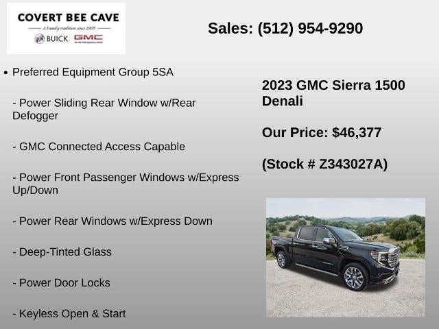 2023 GMC Sierra 1500 Crew Cab Short Box 2-Wheel Drive Denali