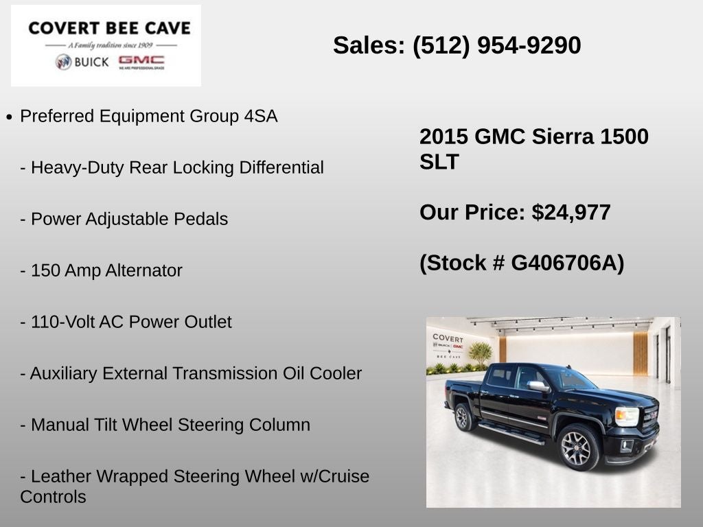 2015 GMC Sierra 1500 SLT