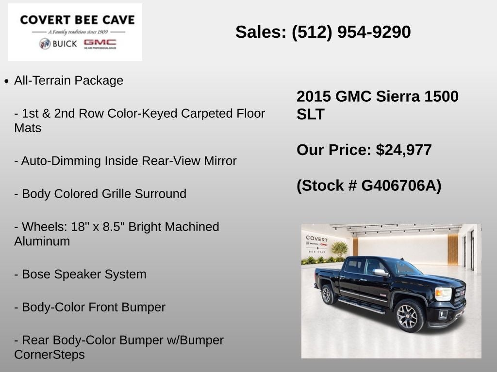 2015 GMC Sierra 1500 SLT