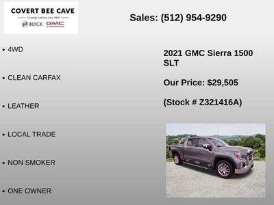 2021 GMC Sierra 1500 Crew Cab Short Box 4-Wheel Drive SLT