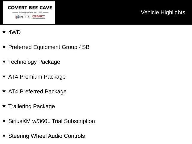 2025 GMC Sierra 1500 Crew Cab Short Box 4-Wheel Drive AT4