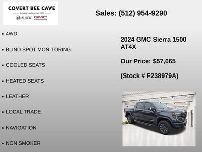 2024 GMC Sierra 1500 Crew Cab Short Box 4-Wheel Drive AT4X