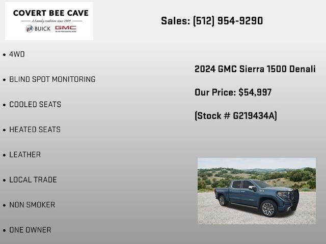 2024 GMC Sierra 1500 Crew Cab Short Box 4-Wheel Drive Denali