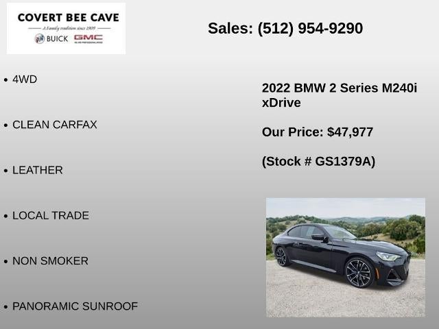 2022 BMW M240i xDrive Coupe