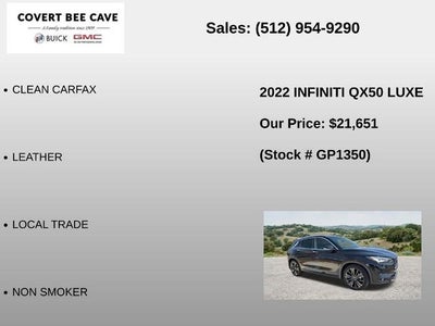 2022 INFINITI QX50 LUXE FWD
