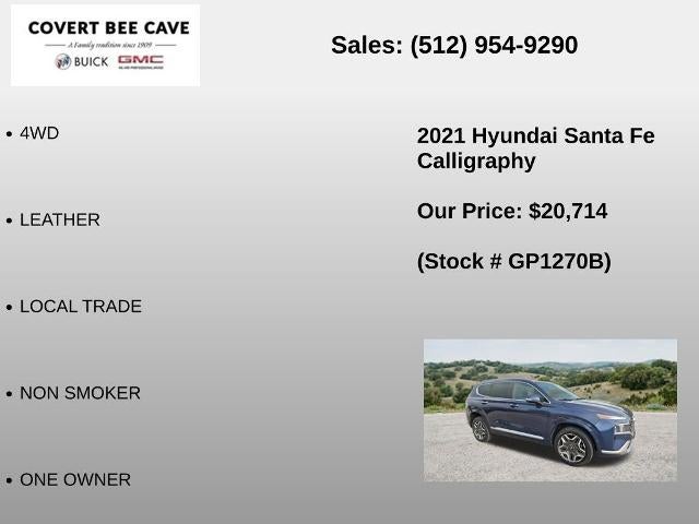 2021 Hyundai SANTA FE Calligraphy AWD *Ltd Avail*