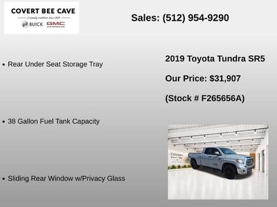2019 Toyota Tundra 2WD 2WD SR5 Double Cab 6.5' Bed 5.7L (Natl)