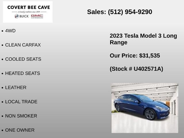 2023 Tesla Model 3 Long Range AWD