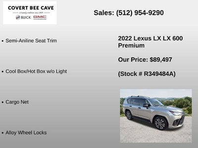 2022 Lexus LX 600 Premium 4WD