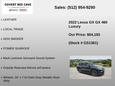 2022 Lexus GX 460 Luxury 4WD