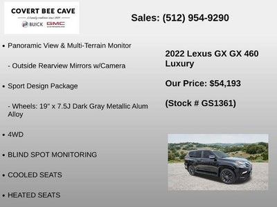 2022 Lexus GX 460 Luxury 4WD