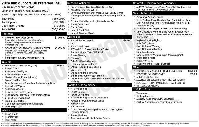2024 Buick Encore GX Preferred FWD