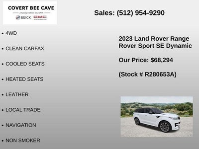 2023 Land Rover Range Rover Sport P400 SE Dynamic